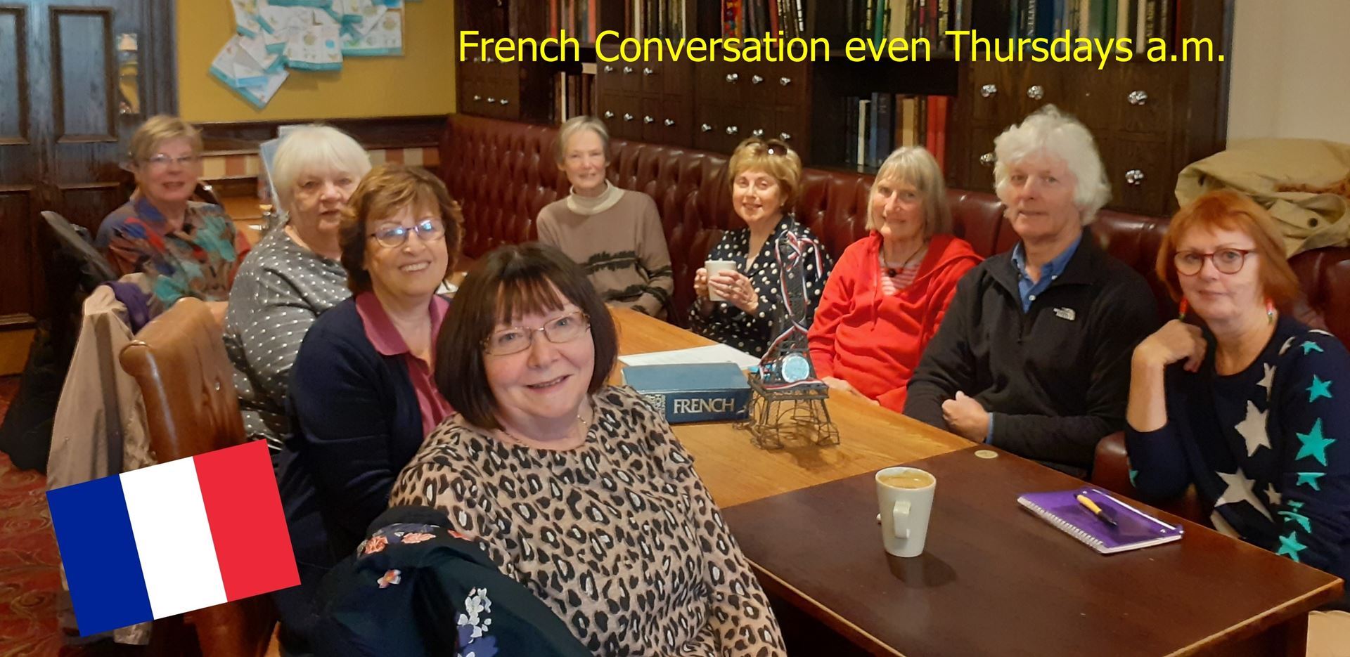 French Conversation even Thursdays a.m.